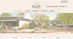 Desktop Screenshot of kita-am-park.de